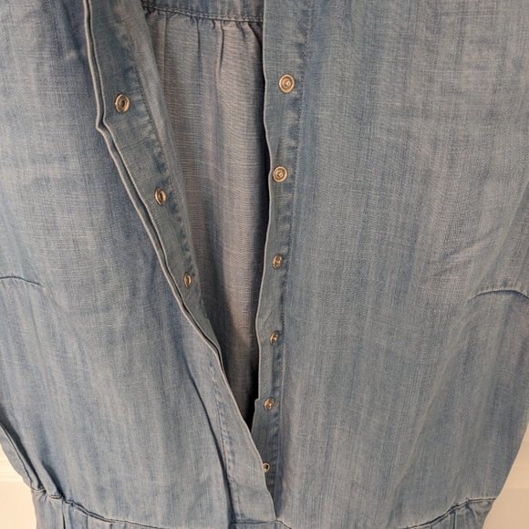NWOT Woven By Synergy Chambray Jumpsuit Small - Picture 2 of 6